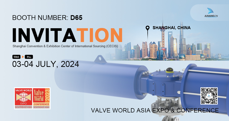 Juhang-ek Valve World Asia Expo 2024-n parte hartuko du